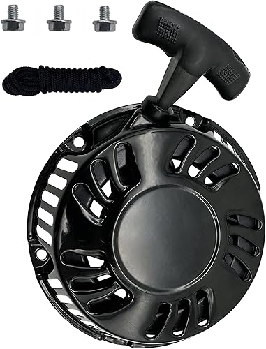 YAMAKATO Tire de arranque de cuerda de arranque de retroceso Conjunto de cable de arranque para Predator Starter 420 439 440 cc 11hp 13hp gx440 motor