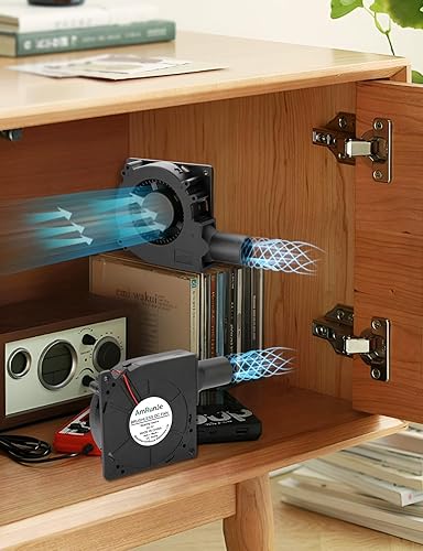 Miniatura 4 de Ventilador de enfriamiento USB de 5 V con control de velocidad 4.724 in x 1.260 in DC sin escobillas Ventilador centrífugo para barbacoa inflable al