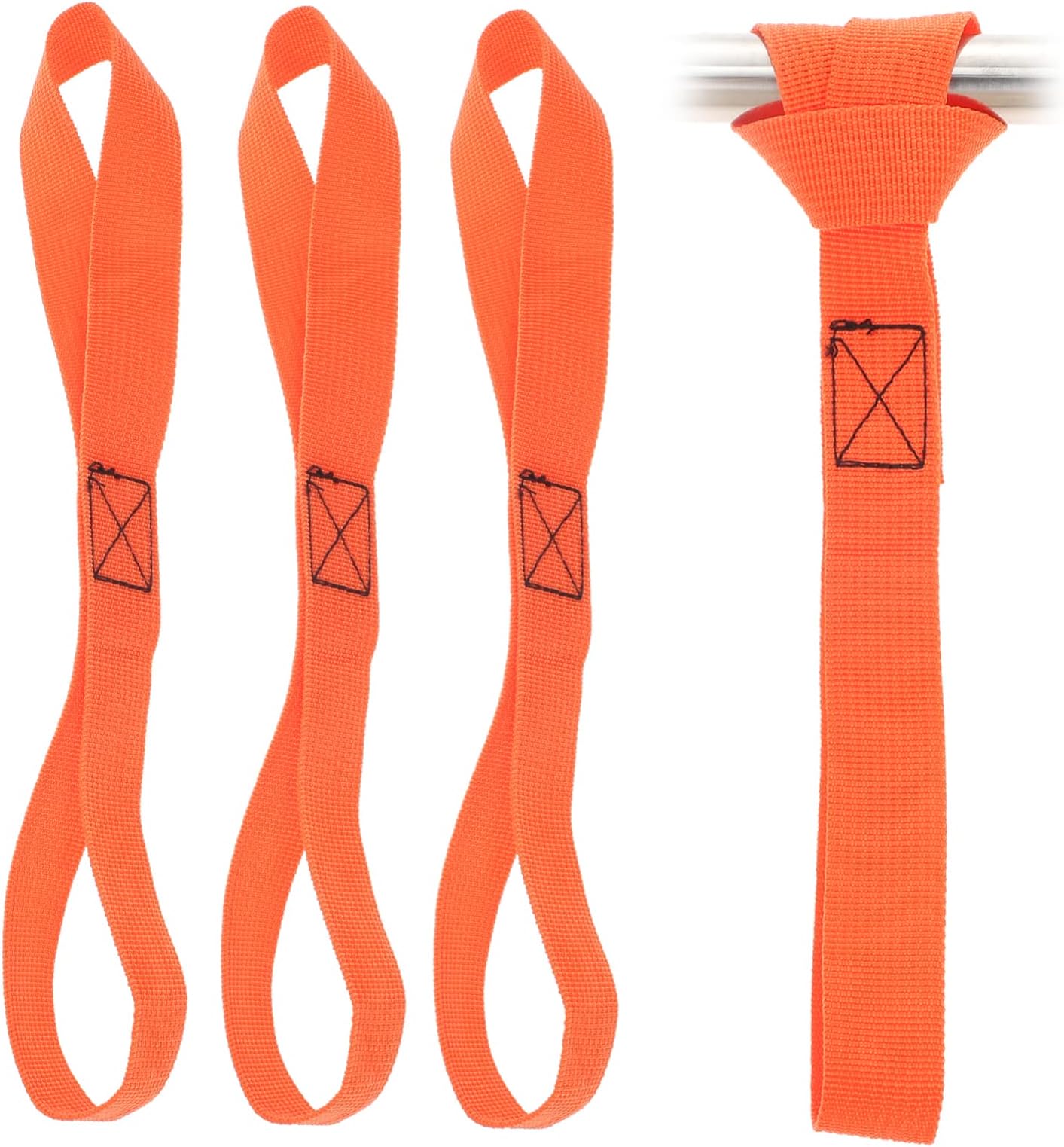 IMIKEYA 4pcs Motorcycle Tie down Straps Heavy Duty Cargo Loop Straps 2.5cm X 30.5cm for Bikes Scooters Atv Luggage Securing and Transport Random Color