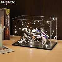 Huijintao Akril Vitrin Makett Autókhoz és Gyűjteményekhez - 60x30x20 cm Átlátszó Tárolódoboz Figurákhoz, Önösszeszerelhető Kiállítási Doboz 4