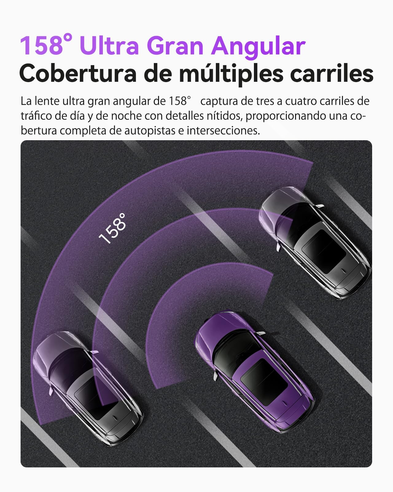 VANTRUE S1 Pro Cámara para Coche, 2,5K 60FPS, 5G WiFi GPS, ADAS, STARVIS 2, visión Nocturna Platepix, G-Sensor dashcam cámara Coche, Monitor de Aparcamiento 24H, Control por Voz & App, máx. 1 TB