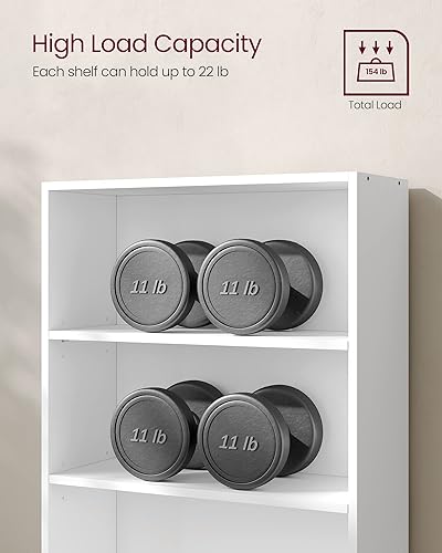 Miniatura 9 de VASAGLE CUSTOS Collection - Bookshelf, 6-Tier Bookcase, Book Shelf, Open Storage Shelf, 9.4 x 23.6 x 63.3 Inches, for Living Room, Home Office,