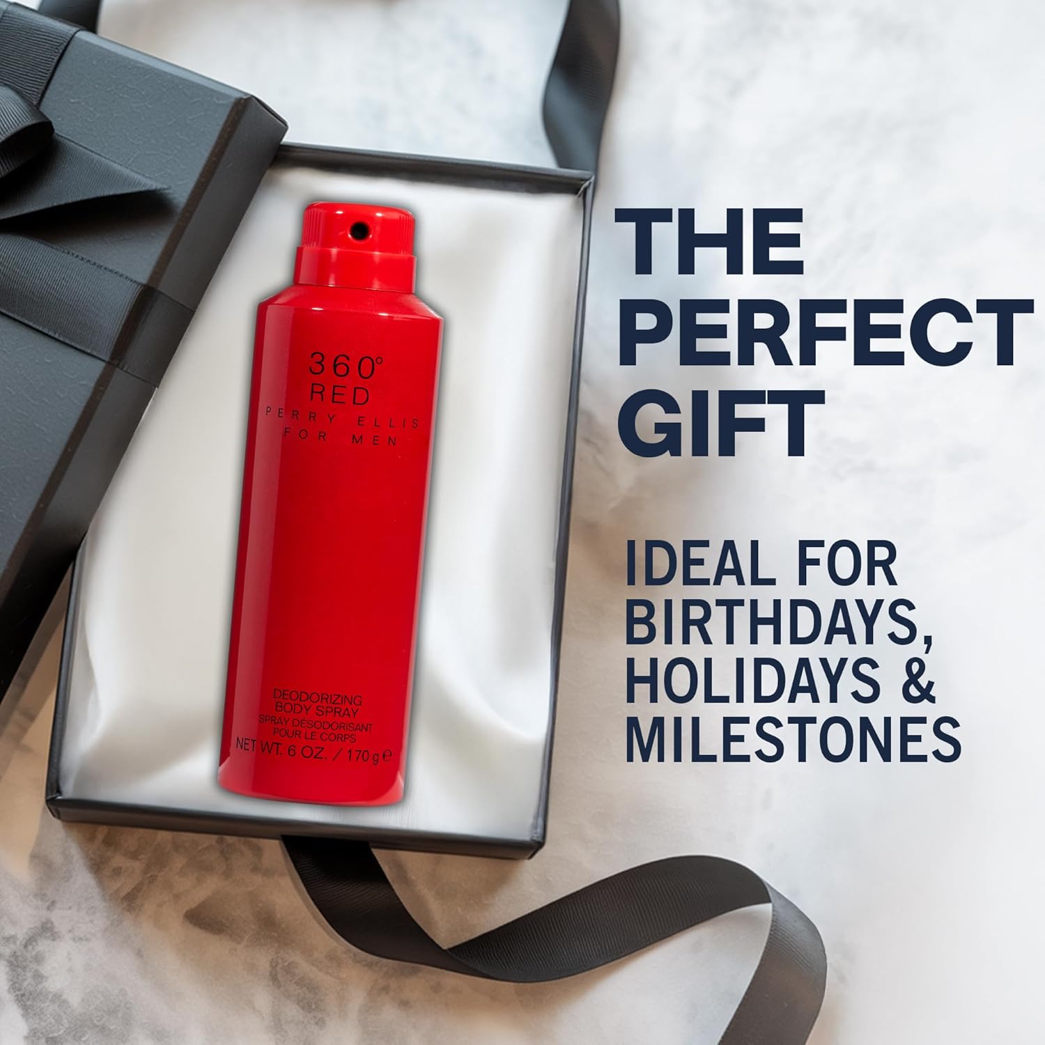 Perry Ellis 360° Red Body Spray for Men - Body Spray Cologne, EDT, All Over Men's & Boys Mist with Notes of Citrus, Spice & Exotic Woods Fragrance - 6 oz - Image 5