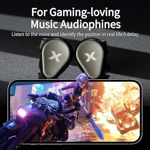 Miniatura 8 de HiFiGo DUNU Titan X IEM - Auriculares para videojuegos, monitor intrauditivo dinámico de 0.394 in, auriculares IEM con cable de alta fidelidad