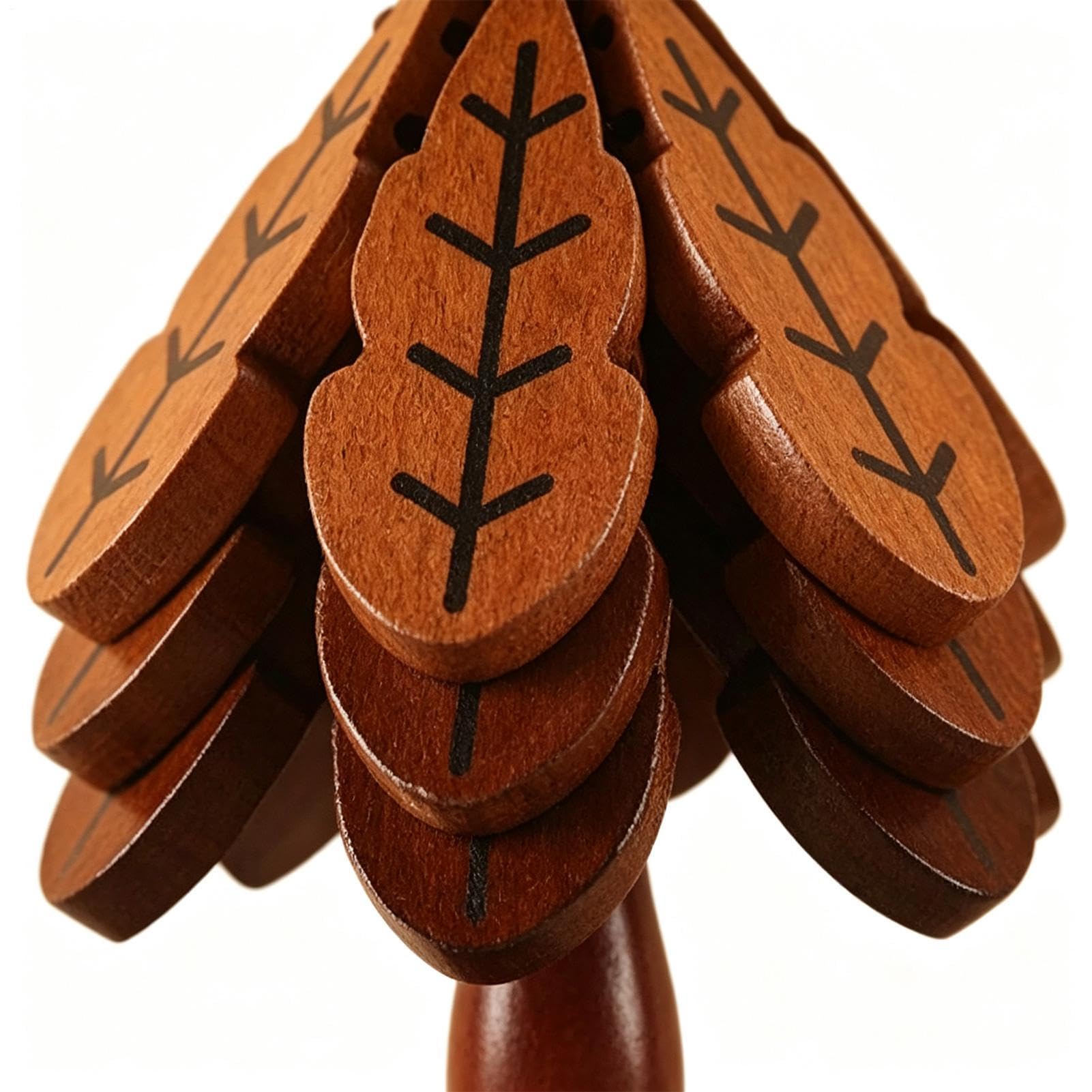 Posavasos para árbol de Navidad, plegable, posavasos de cocina de Navidad | Juego de protectores de ollas con forma de árbol de Navidad para encimera, sartenes, cena, taza, apartamento