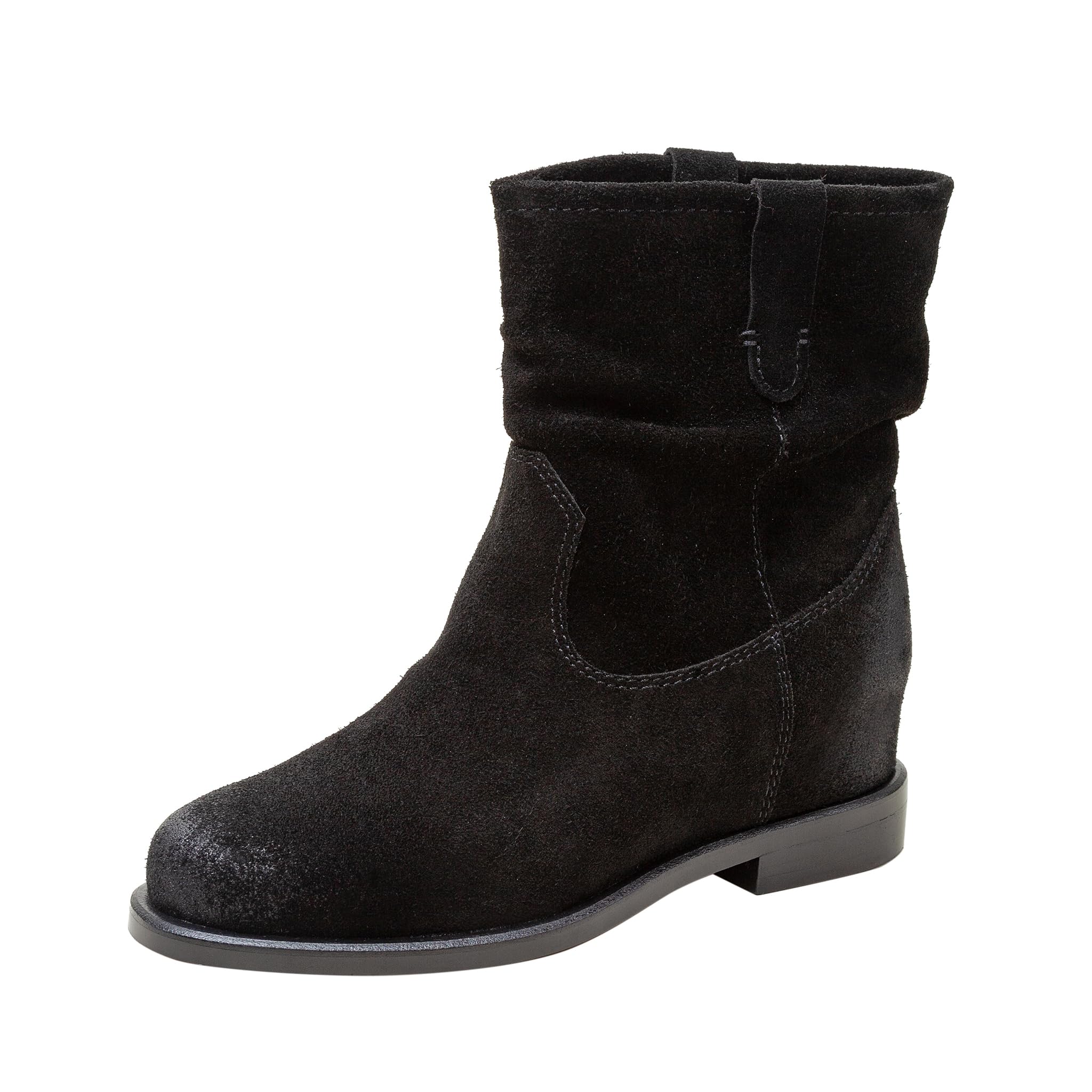 Linea Paolo - TERRY - Womens Hidden Wedge Casual Suede Bootie