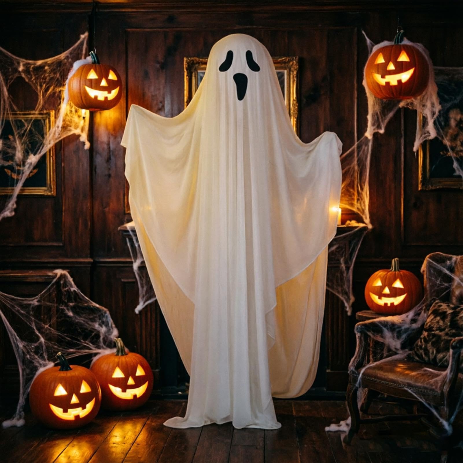 la decorazione esterna del fantasma con il fantasma spettrale