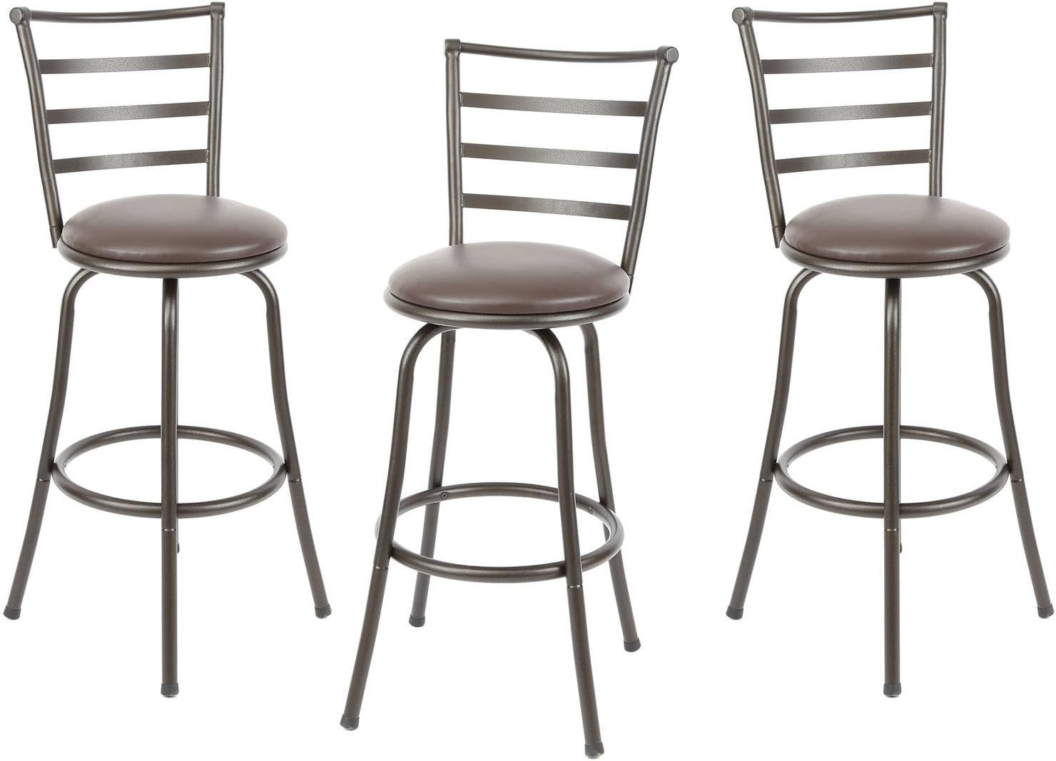 Amazoncom Mainstay Adjustable Height Swivel Barstool