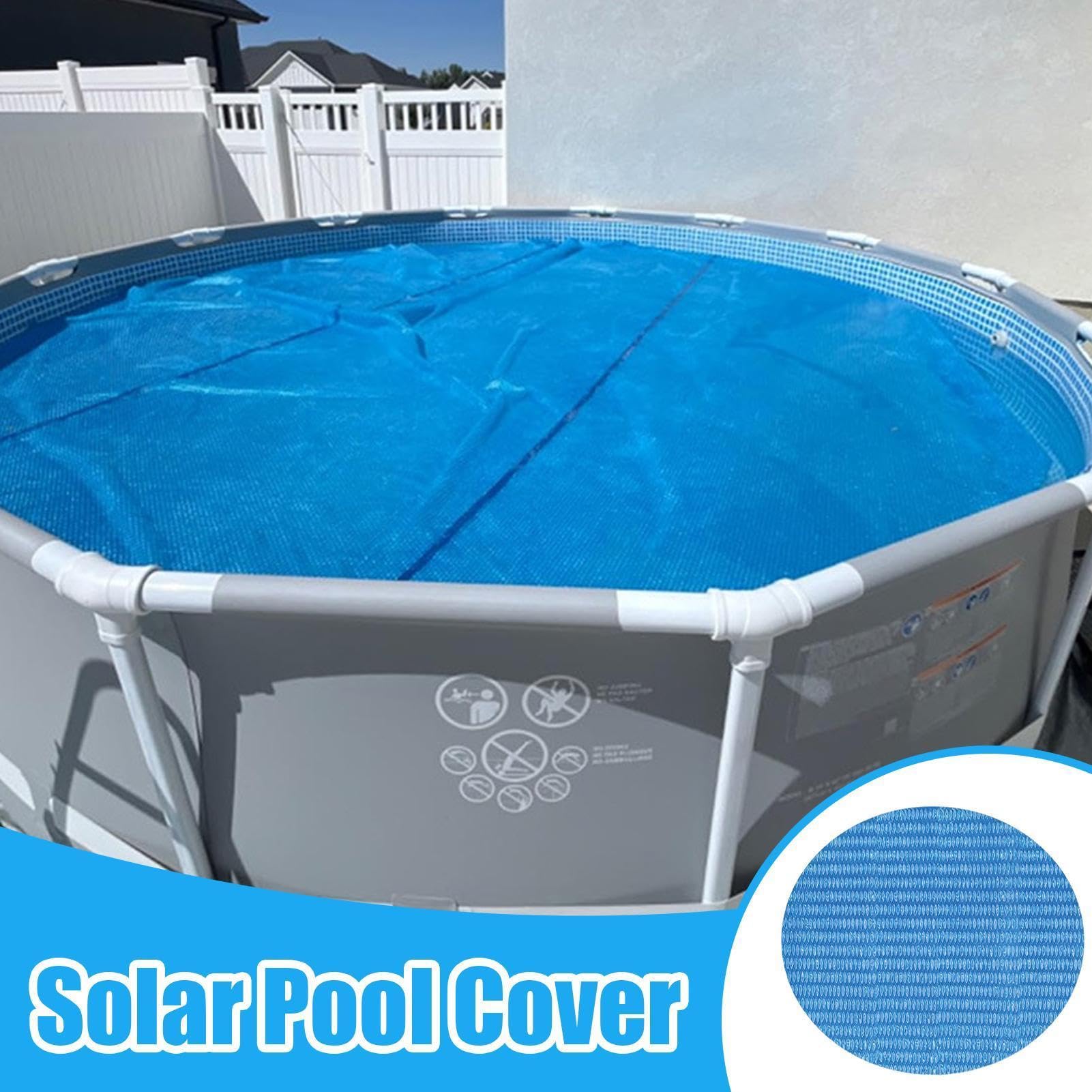Copertura Piscina Rotonda Telo Solare Termico Pieghevole