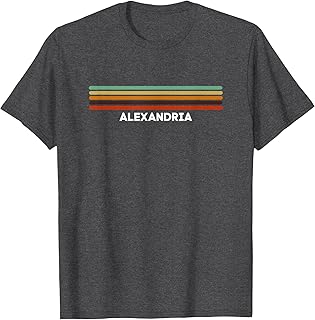 Alexandria Virginia VA US Cities of America Retro T-Shirt