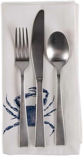 Miniatura 2 de DII Seashore Collection - Juego de servilletas, 20 x 20 pulgadas, cangrejo azul, 6 piezas