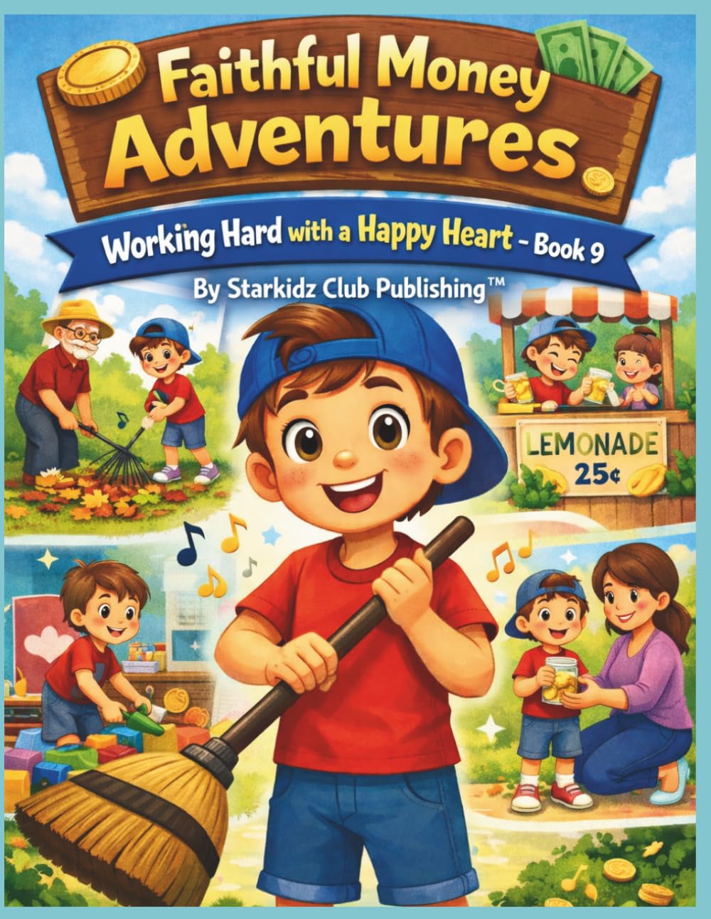 Faithful Money Adventures-Working Hard with a Happy Heart-Book 9
