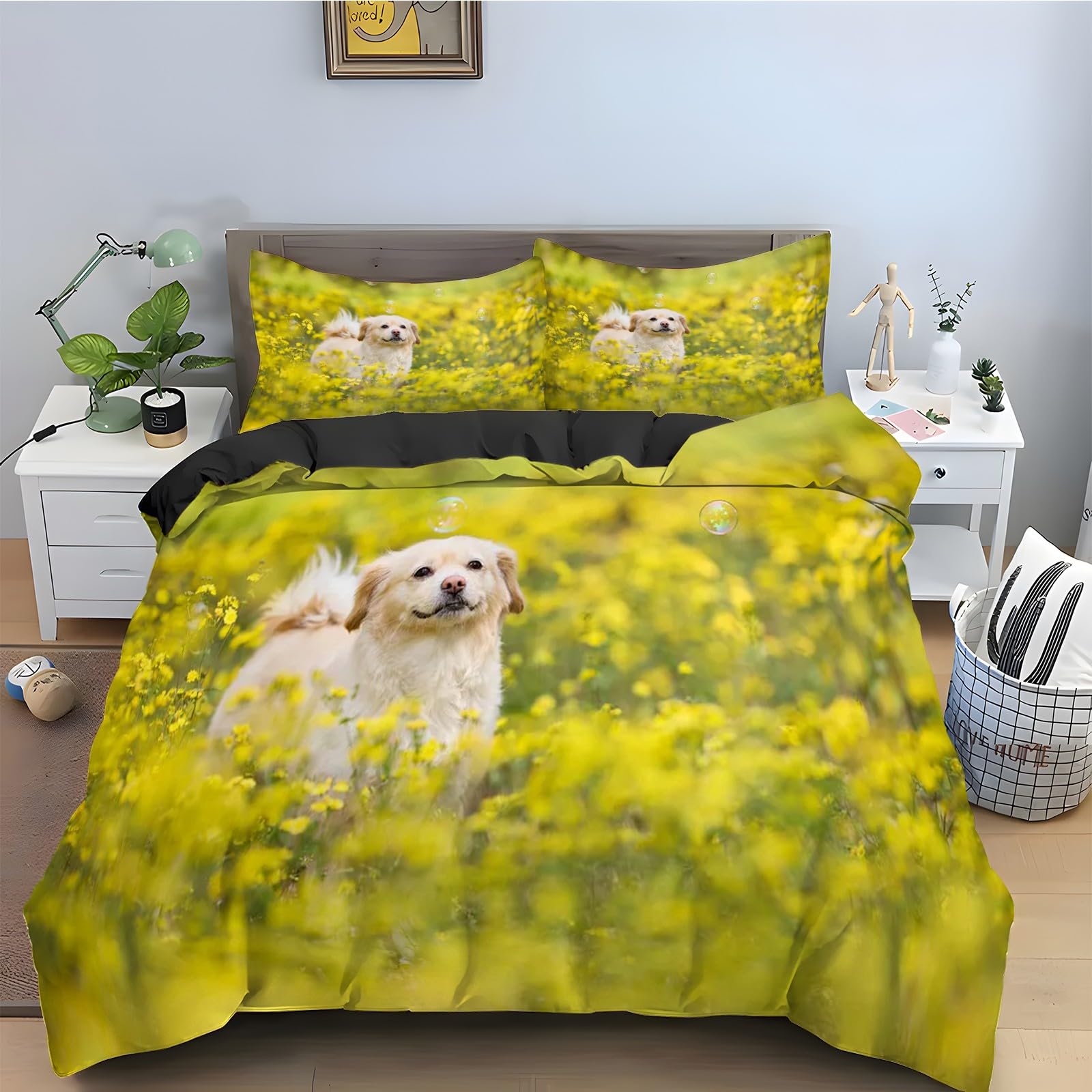 Parure de lit fleurs de colza pour transformer votre chambre en oasis de nature