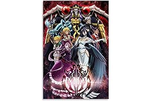 Overlord-Themed Anime Canvas Masterpiece for Home Decor