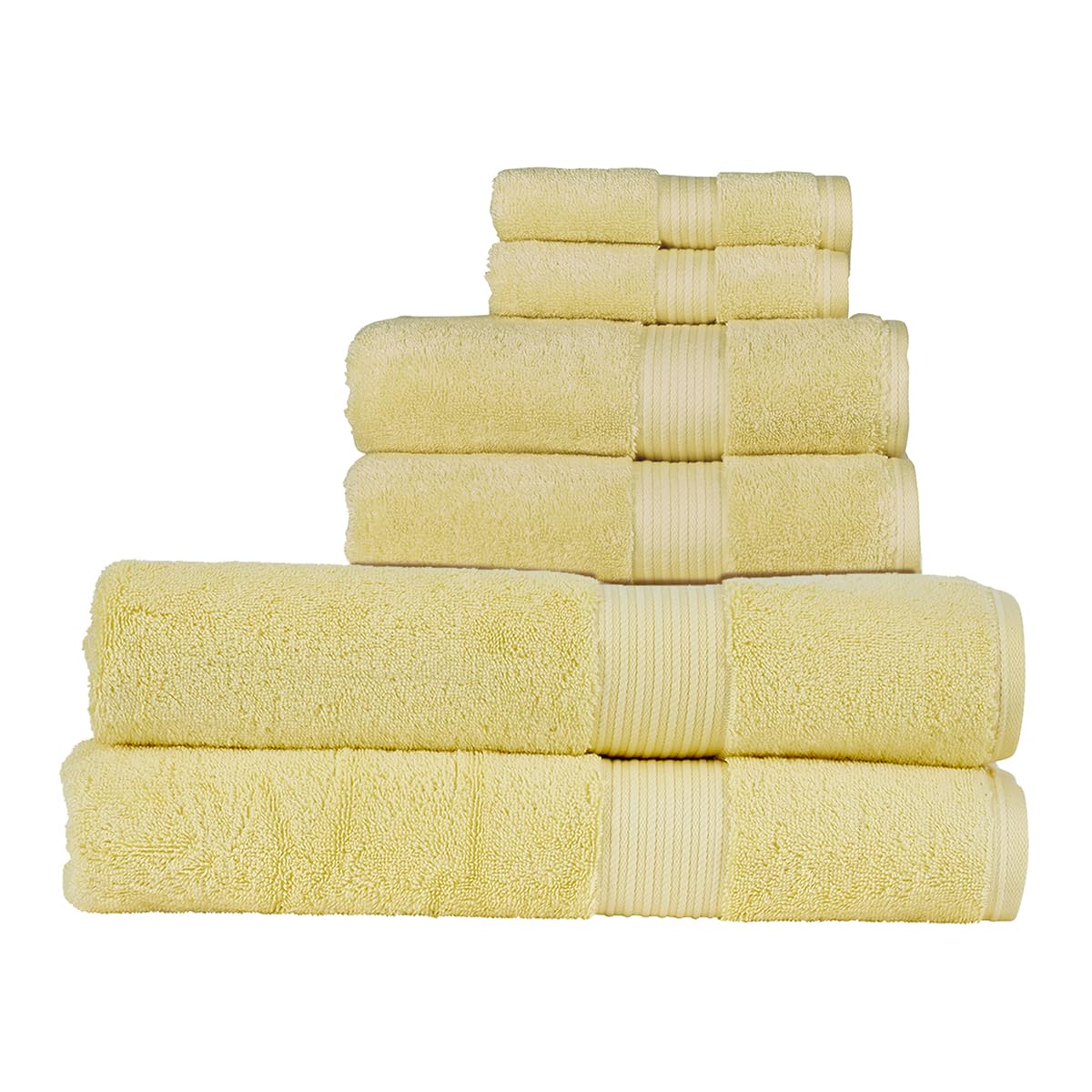 Christy Supreme Hygro 2 Hand Towels Set | Blush Pink | 100% Luxury Supima Cotton | Ultra Soft | Super Absorbent | 650GSM | Plush and Long Lasting — view 90