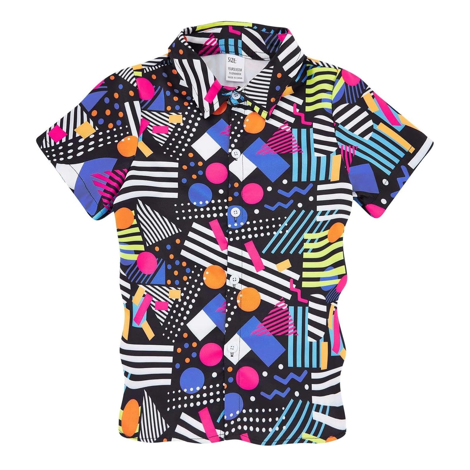 Camicia a Quadri Bambino Maniche Corte, Camicia Bambini Elegante Camicia Casual a Maniche Lunghe per Comoda Camicia in Tessuto Twill con Bottoni E Tasca