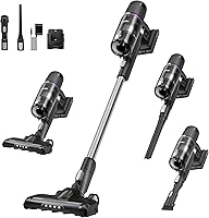 Eureka ReactiClean 410 Cordless Stick Vacuum: 50 Min Runtime, 5.5 lbs Lightweight, Pet Hair & Allergy Pick-Up on Hardwood & Carpet