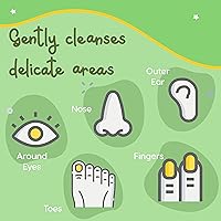 Vista 4 de Hisopos de algodón para bebé, 220 unidades, respetuosos con el medio ambiente y puro, varillas de seguridad de doble punta, 100% a base de plantas