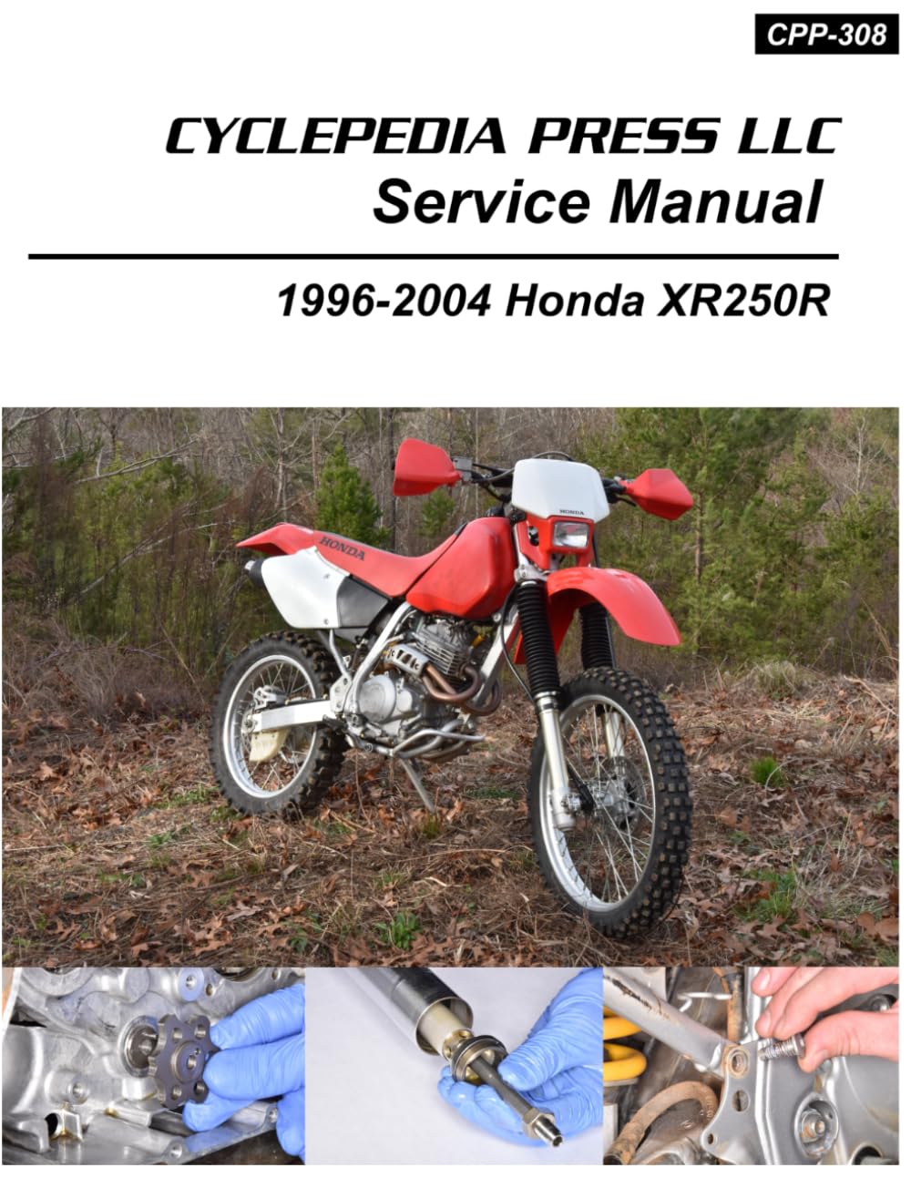 1996-2004 Honda XR250R Cyclepedia Printed Motorcycle Service Manual