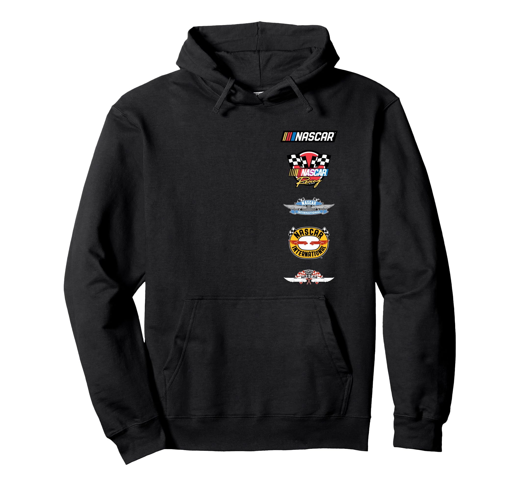 Stacked Historical Racing Logos Pullover Hoodie