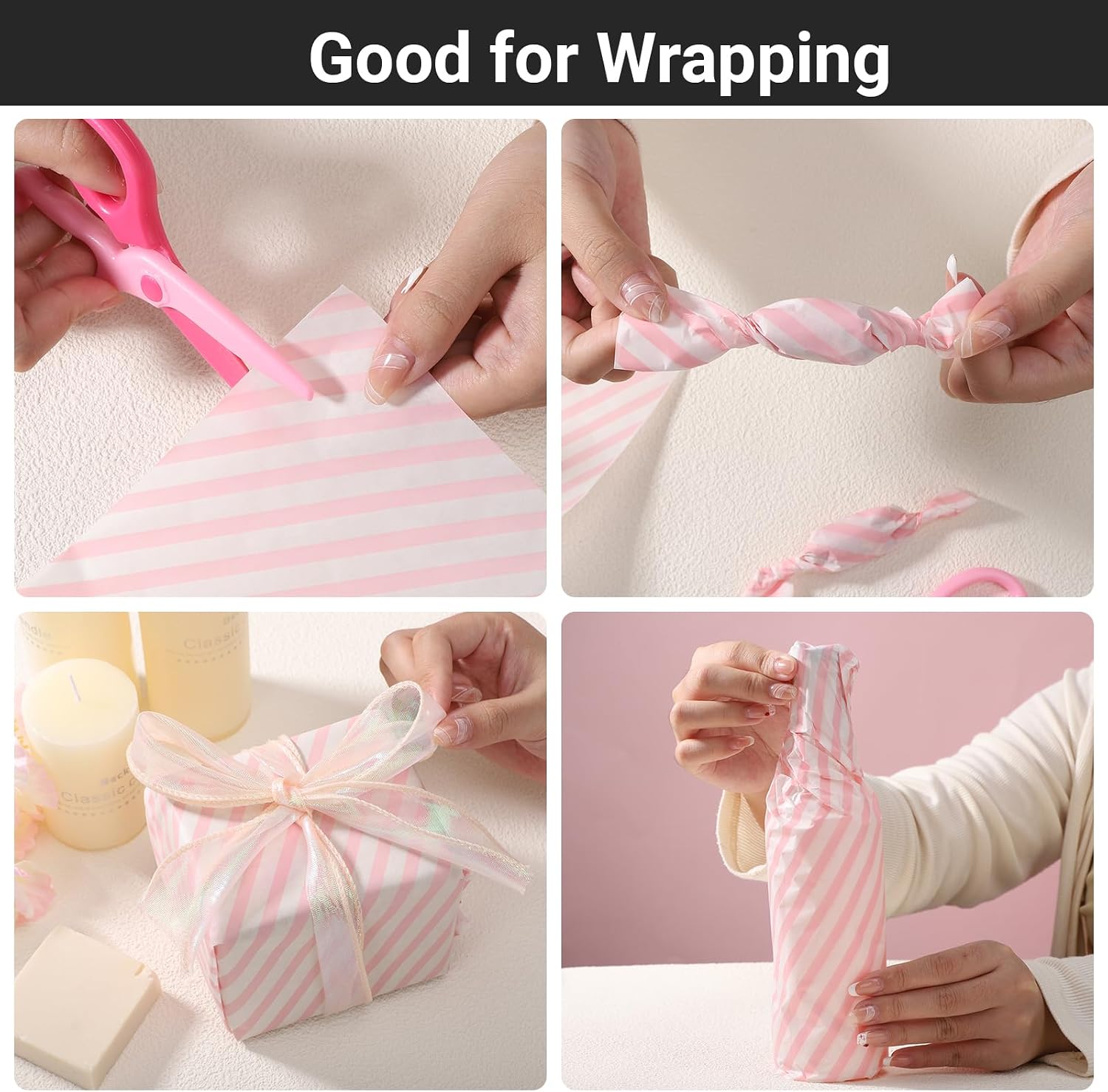 EUSOAR Sandwich Wrapping Paper, 100 Sheets 11.8" x 11.8" Deli Food Paper Sheets, Grease Resistant Precut Food Basket Liner Baking Parchment Papers Sheet for Party, Festival and Outdoors Wrapping