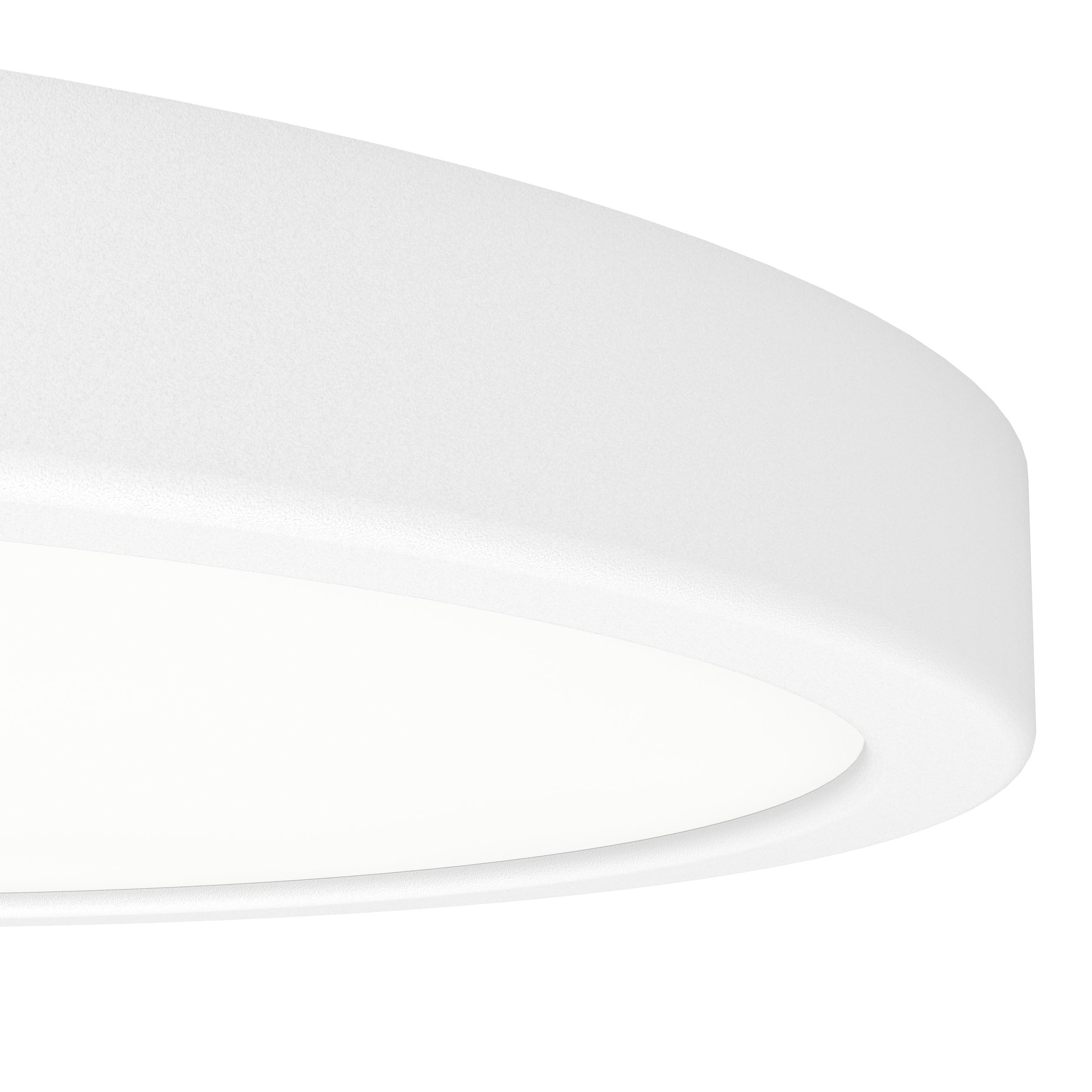 EGLO LED plafondlamp Fueva 6, ronde badkamer plafonnière, badkamerlamp plafond van kunststof in zwart en wit, plafondverlichting warm wit-koud wit, IP44, 21 cm EGLO LED plafondlamp Fueva 6, ronde badkamer plafonnière, badkamerlamp plafond van kunststof in zwart en wit, plafondverlichting warm wit-koud wit, IP44, 21 cm