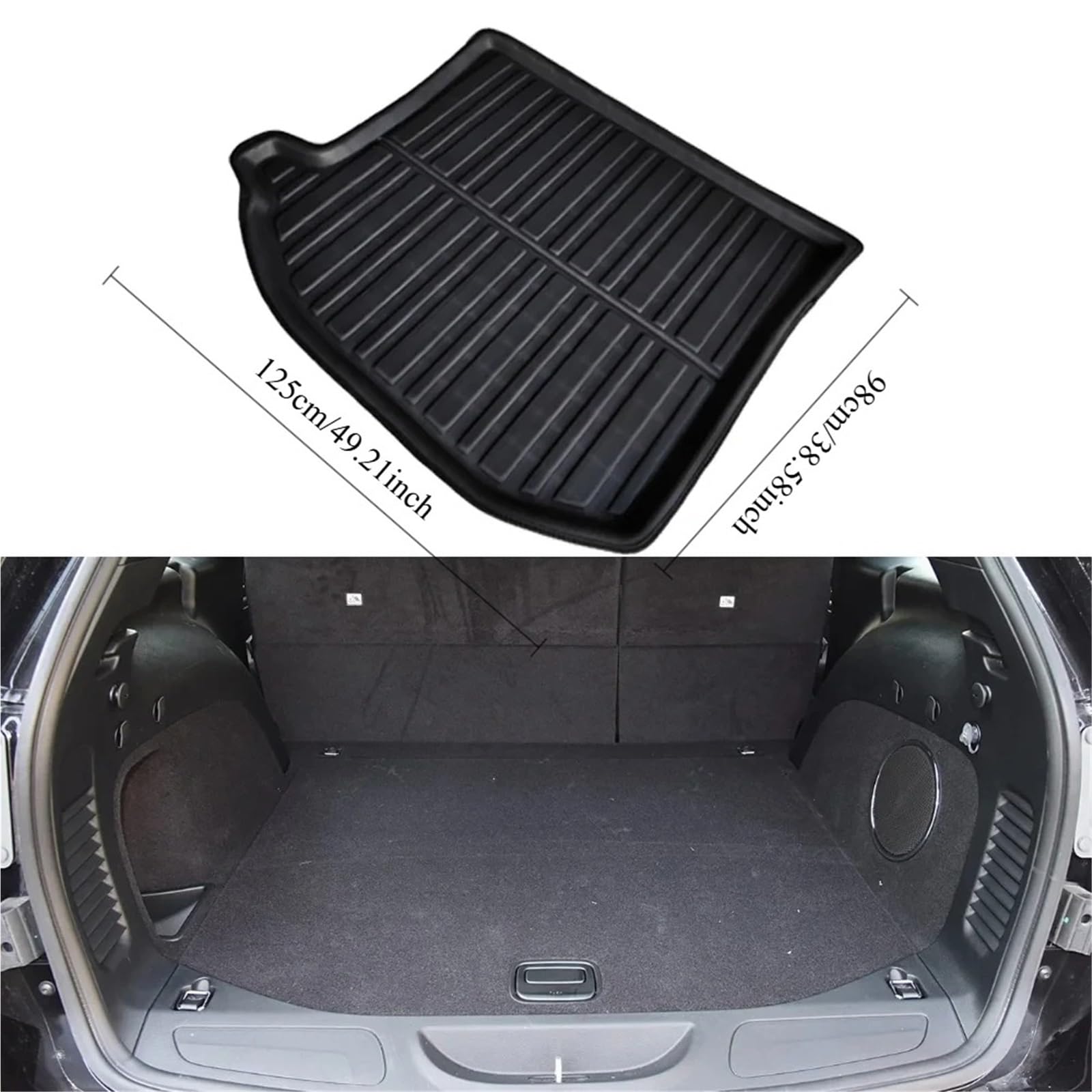 Laderaumwanne Kofferraum Matte Für Jeep Für Grand Für Cherokee WK2 2011-2022 Gepäck Fracht Pad Liner Boot Abdeckung Teil Teppich Zubehör