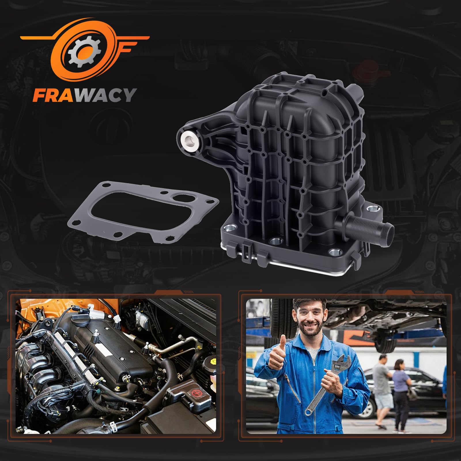 9807593080 9801705280 Enfriador de EGR Enfriador de Gas Eléctrico de Repuesto para C4 C5 DS4 DS5 Focus III Galaxy III Mondeo V 5008 3008 2.0HDI DS7Q9D475DA 717720158