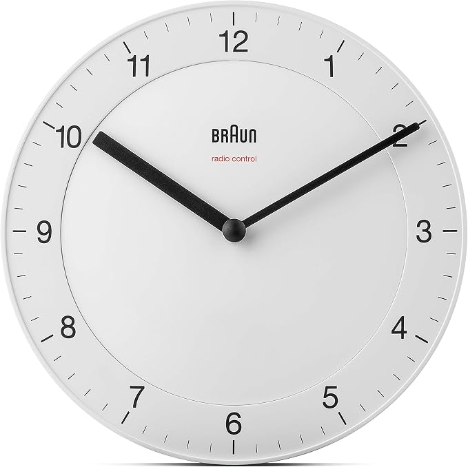 Braun Classic Radio Controlled Wall Clock for Central European Time