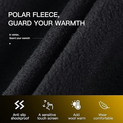 Miniatura 3 de Winter Warm Gloves for Men Women - Windproof and Waterproof Thermal with Touchscreen Fingers for Cold Weather Outdoor Work, Cycling, Biking,