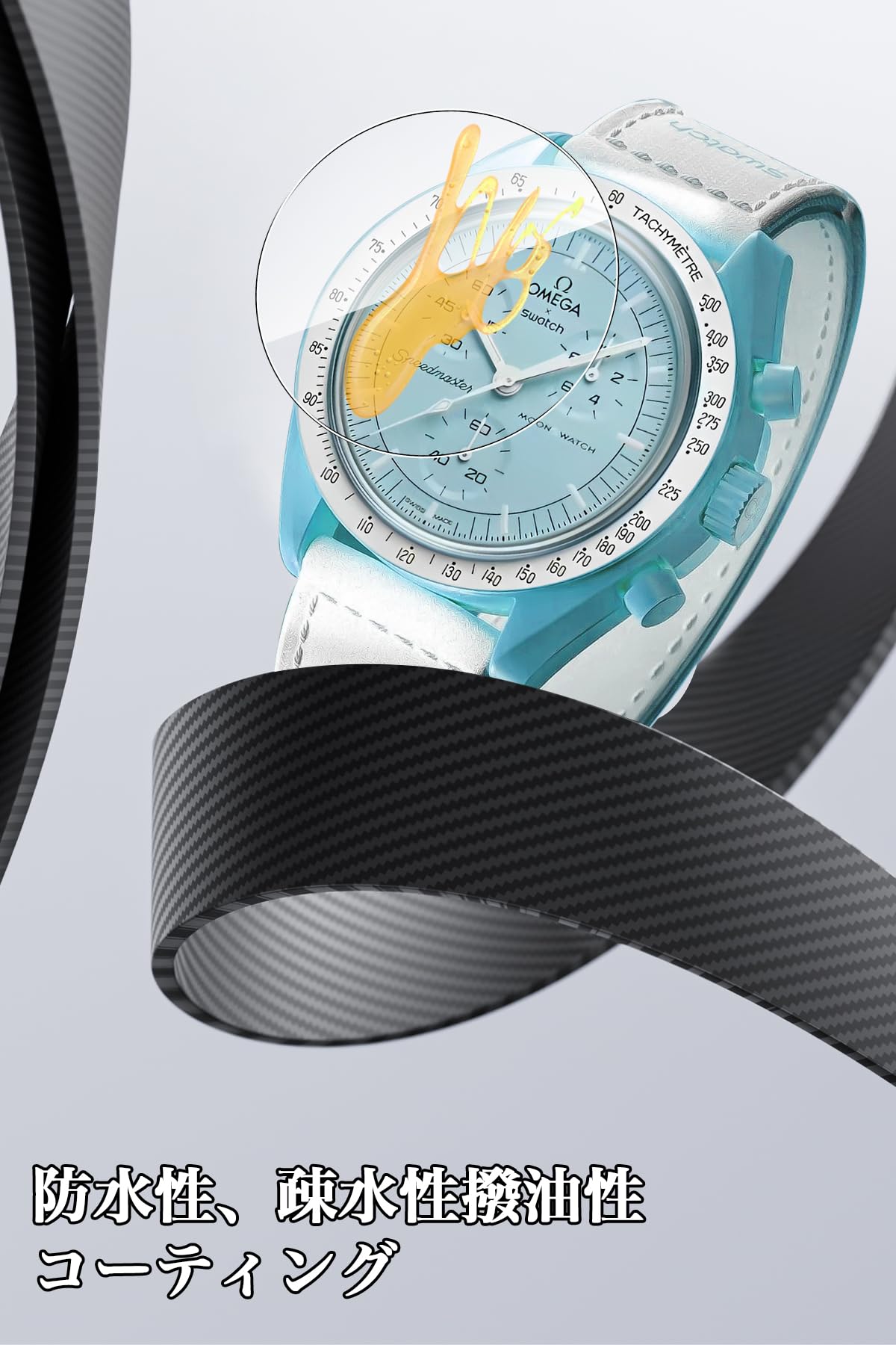 Amazon.co.jp: 【6枚セッ】For OMEGA X Swatch BIOCERAMIC MOONSWATCH