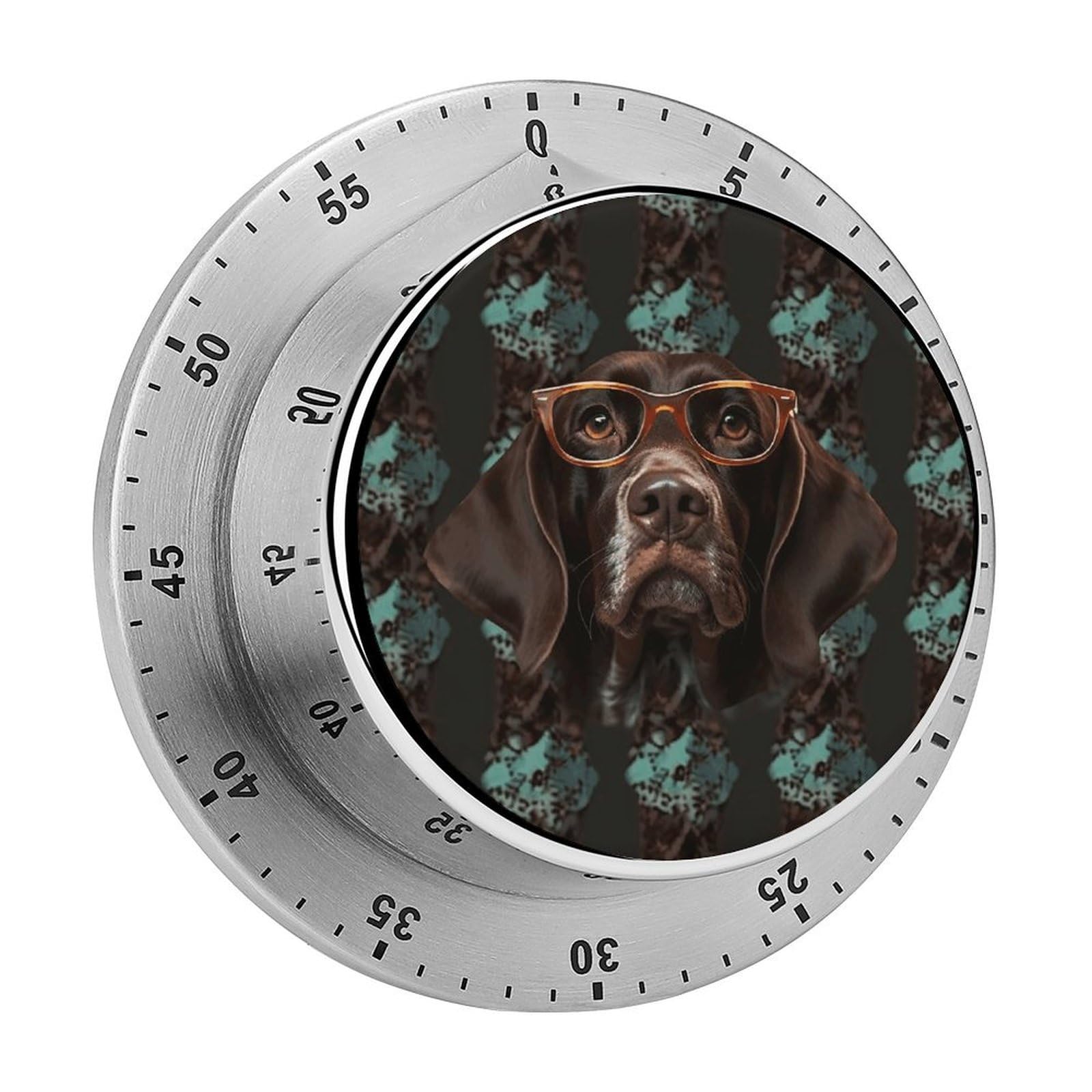 Minuteur visuel allemand avec horloge manuelle exquise et aimant intérieur