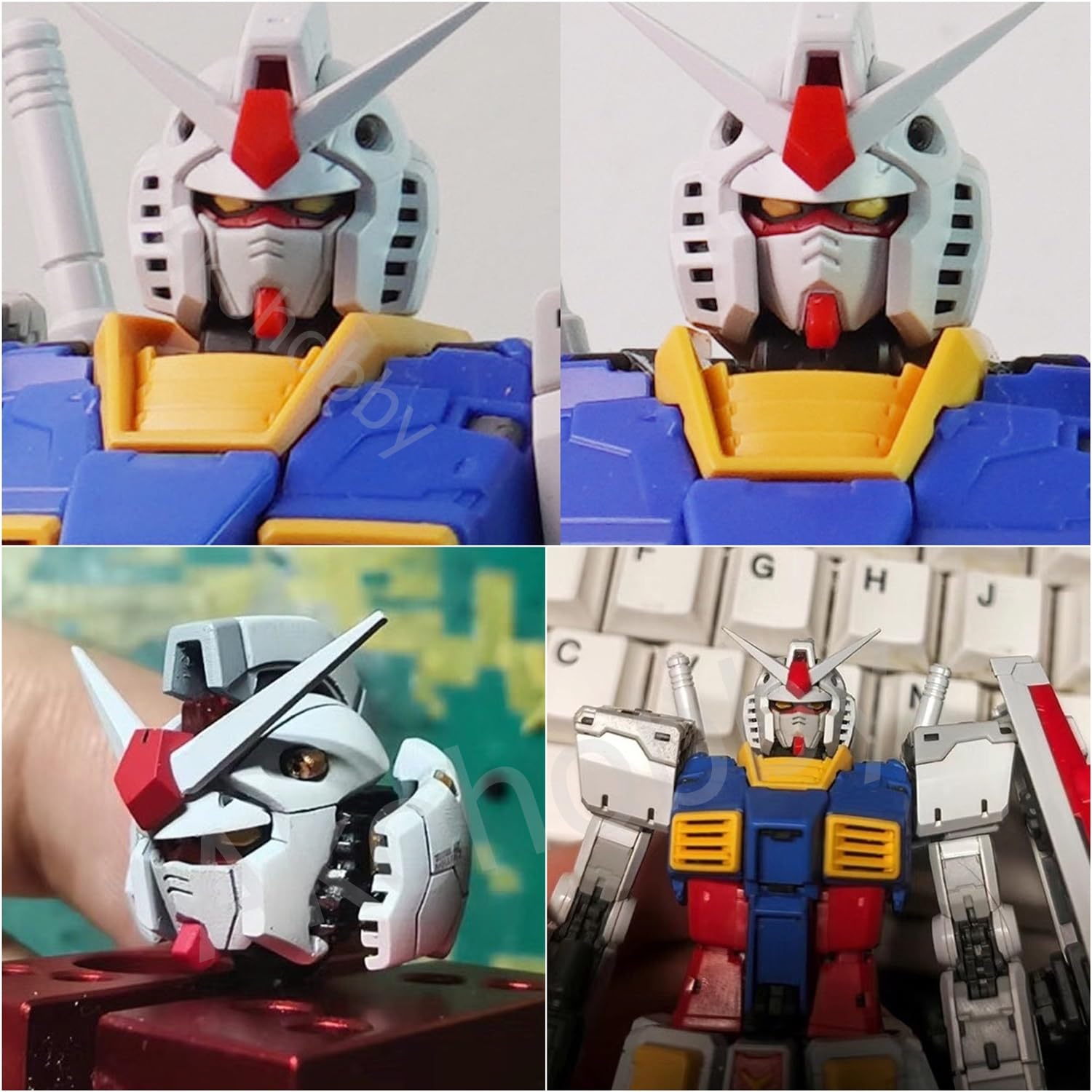 Amazon | [フェイス パーツ & デカール セット] RG RX-78-2