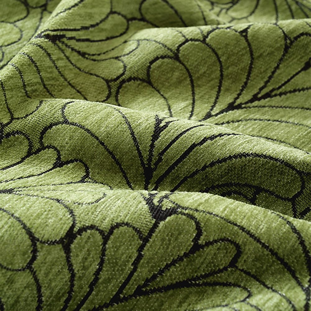 Highdi Housse de Canapé Extensible Serviette de Canapé Anti-Poussière Canapé Couverture Protège Canapé Réversible, Feuille Verte Canapé Serviette Lavable pour lit Double (180x340cm,Anthracite)