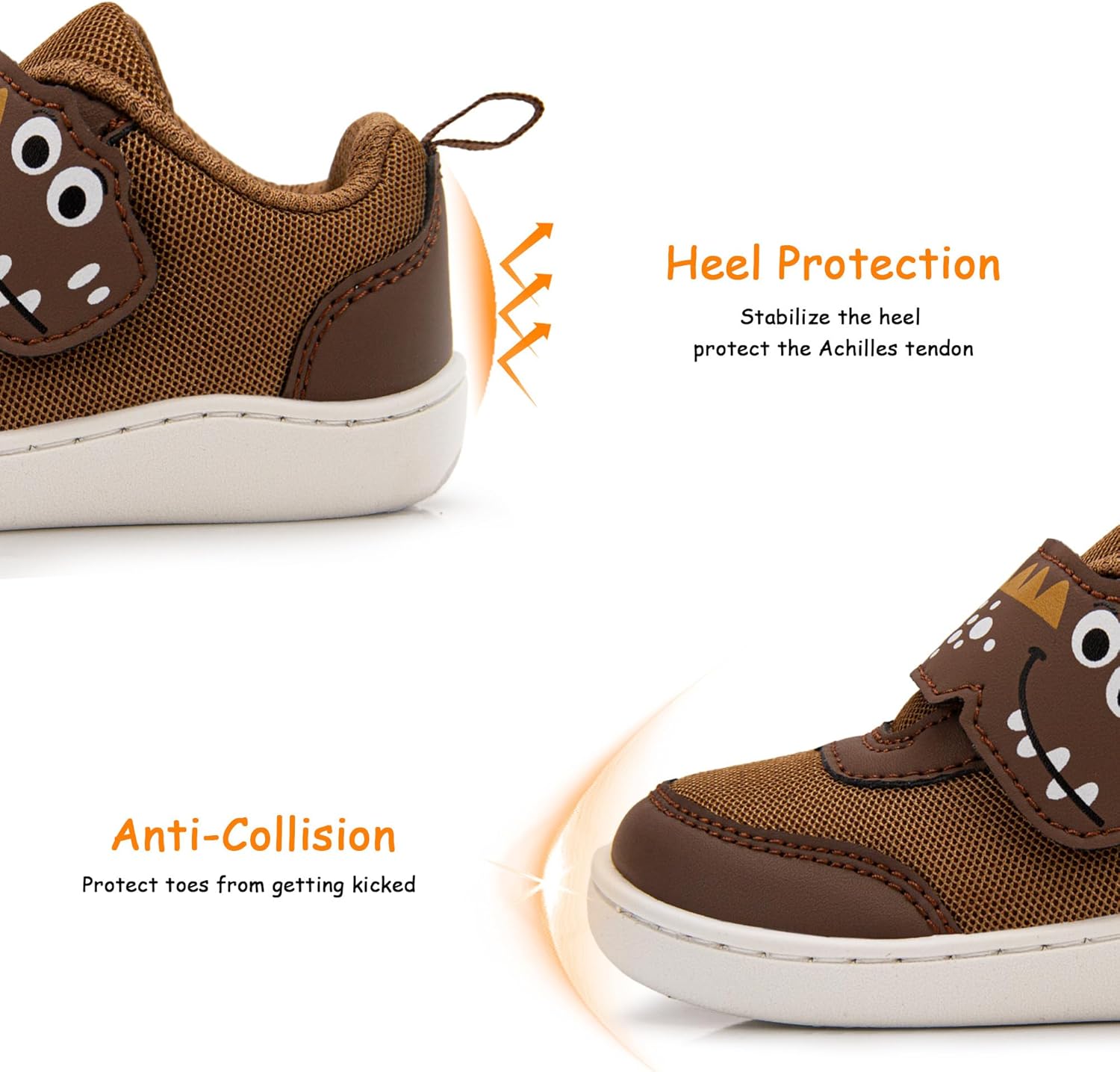 SKYWHEEL Toddler Boys Shoes Wide Barefoot Casual Walking Running Shoe for Toddlers Tennis Slip-On Cartoon Sneakers for Little Kids Comfortable Durable - Image 6