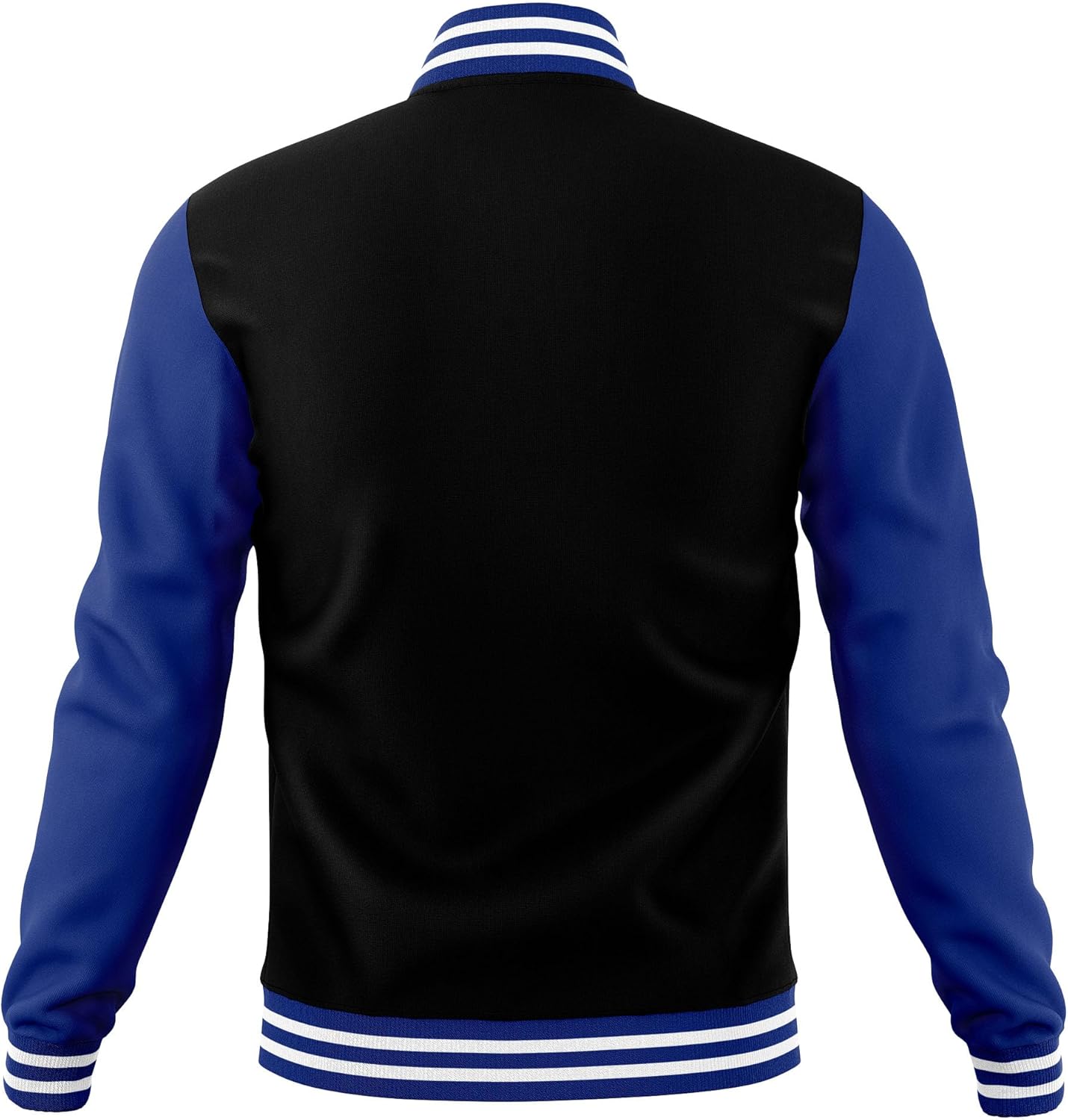 KXK Men’s Fashion Varsity Jacket Causal Cotton Letterman Baseball Bomber Jacket Lightweight Coat - Image 3