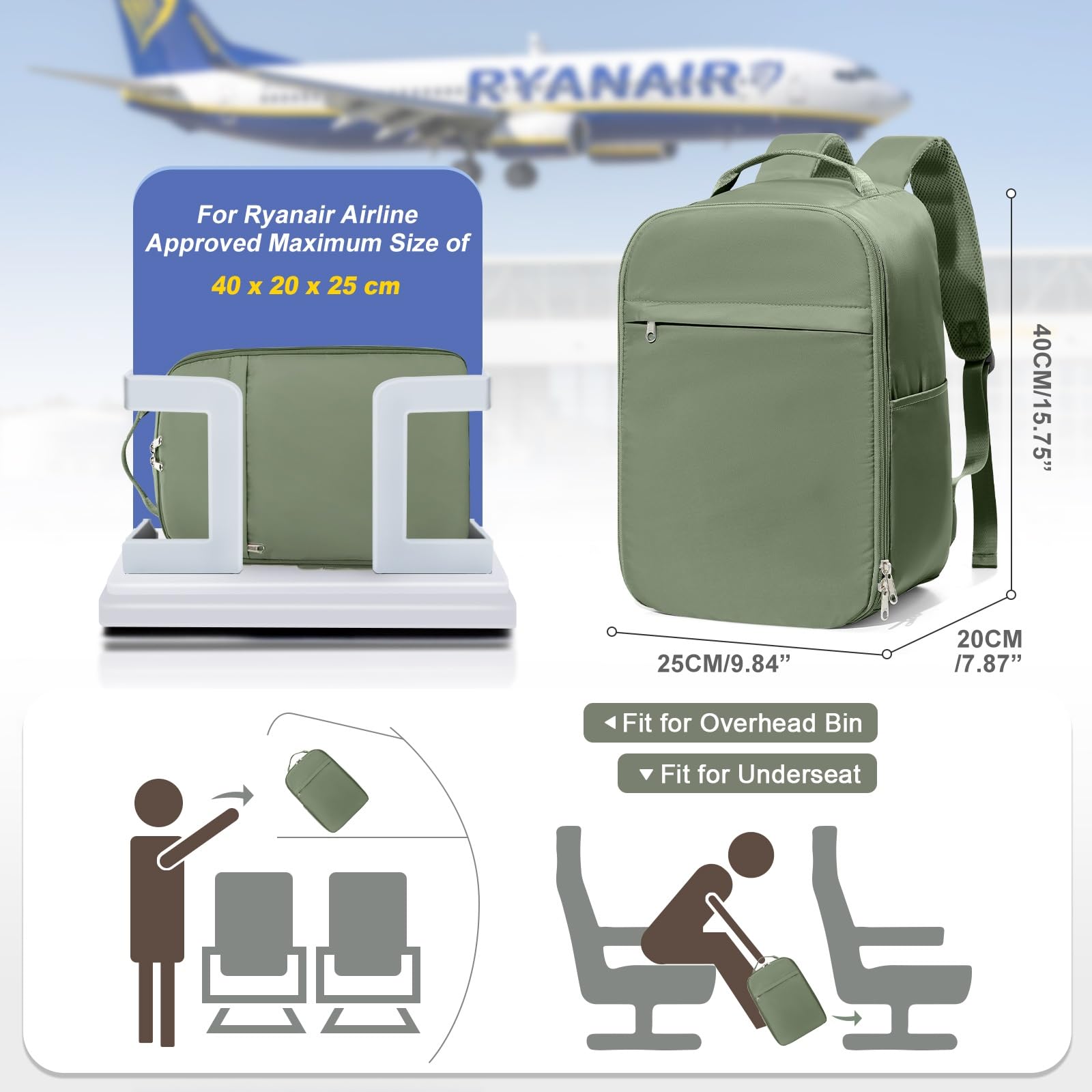 Bolsas de Compresión al Vacío Conjunto de mochila viaje compresión al vacío empresarial 40 * 25 20