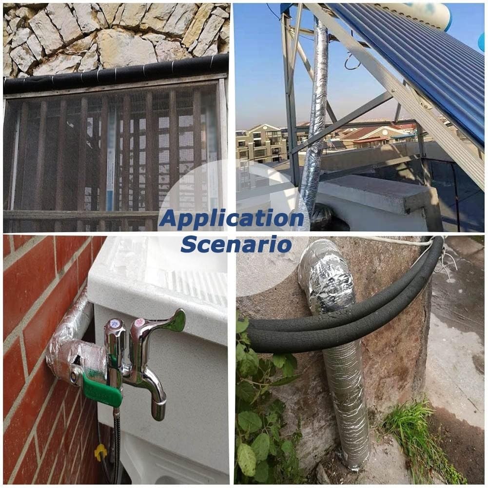 tubo isolante in schiuma, Isolamento tubi in schiuma di nitrile, isolamento termico(32MMx9MMx1.7M)