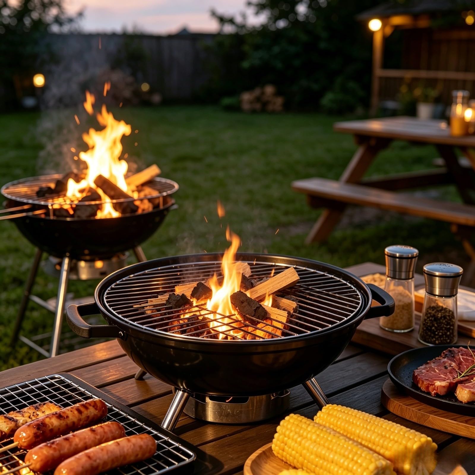 Manopole a molla per barbecue in acciaio inox per barbecue, stufe a legna, grill, forni, caminetti (4 pezzi)