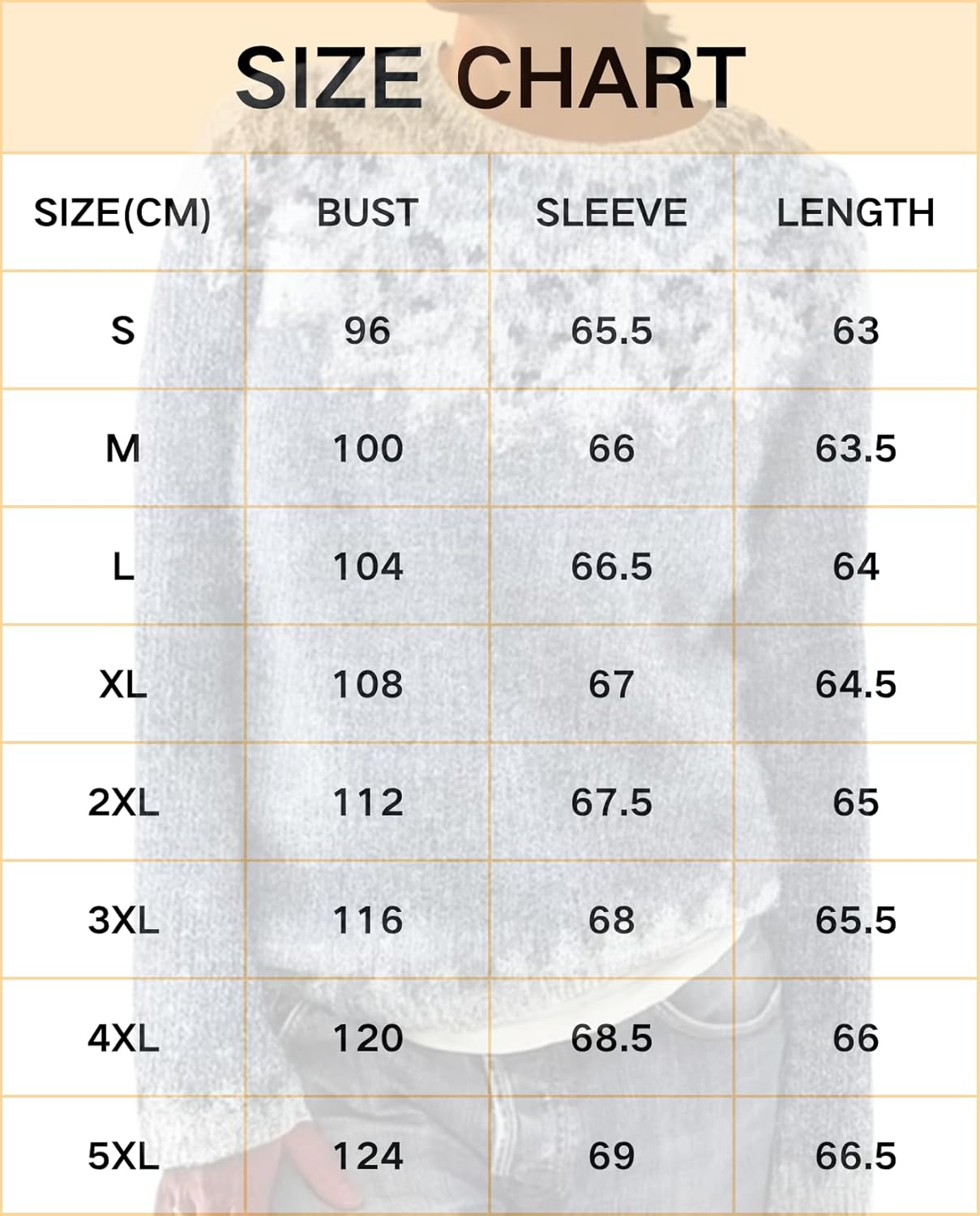 Women's Oversized Sweater Vintage Striped Crewneck Top Soft Acrylic Long Sleeve Casual Pullover for Vacation - Image 7