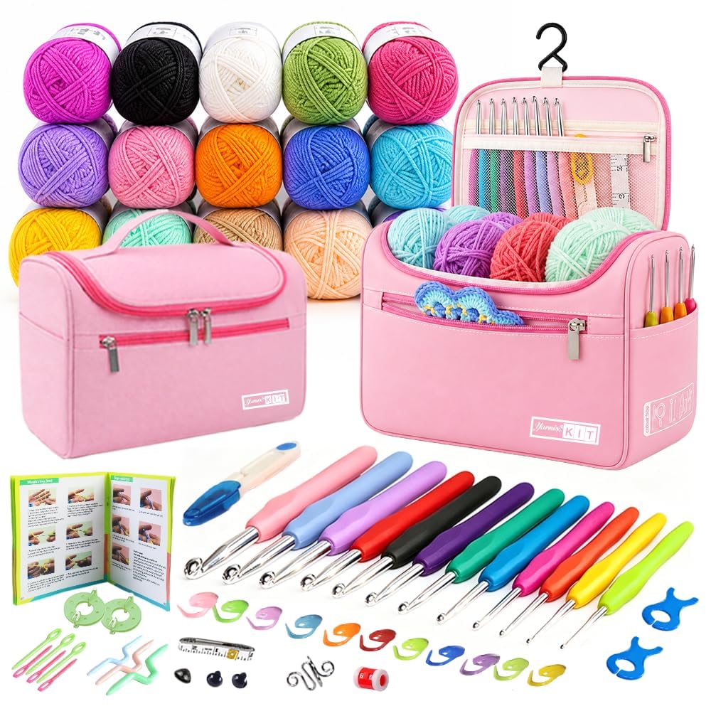 Beginner Crochet Kit - Learn to Crochet Today! -1