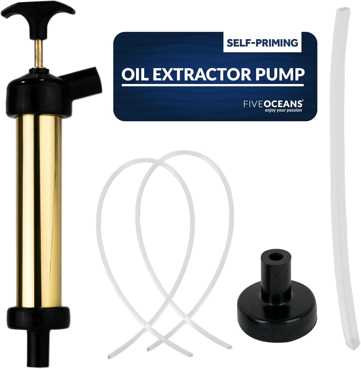 Five Oceans Oil Extractor Pump, Manual Oil Change Pump Kit