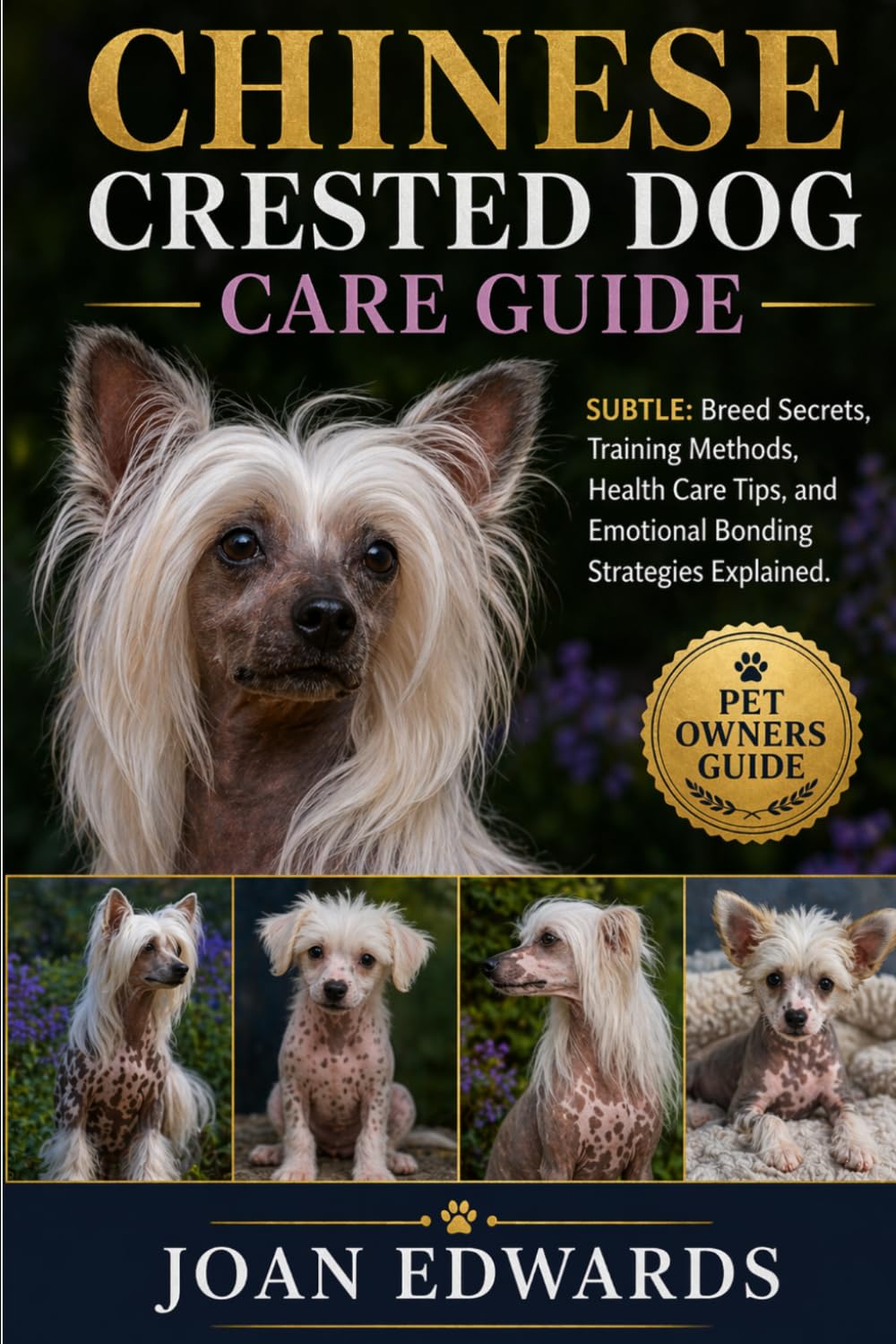 CHINESE CRESTED DOG CARE GUIDE: Breed Secrets, Training Methods, Health Care Tips, and Emotional Bonding Strategies Explained.