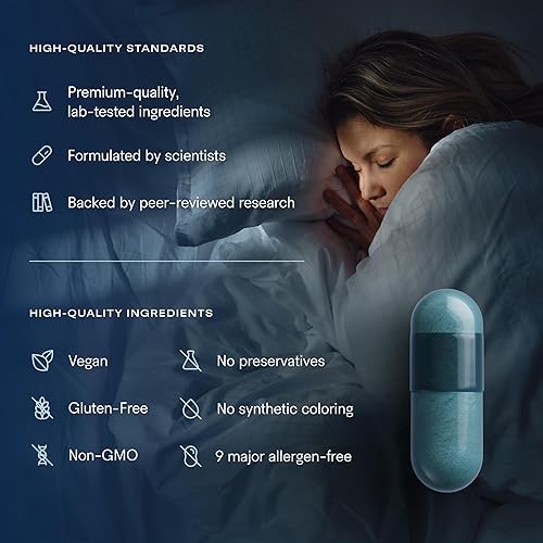 Miniatura 5 de Tally Health Suplemento para restaurar el sueño  Apoya el envejecimiento saludable con L-teanina y apigenina  Duerme más rápido y profundamente con