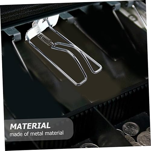 Miniatura 4 de Alipis Caja registradora Clip de dinero Clips para bandeja de efectivo Clips Bandeja de inserción de cajón Clips de moneda hasta organizador de