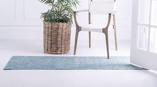 Vista 456 de Unique Loom Alfombra Colección enrejado Marroquí Celosía Transicional Interior y Exterior, Polipropileno Gris carbón/natural