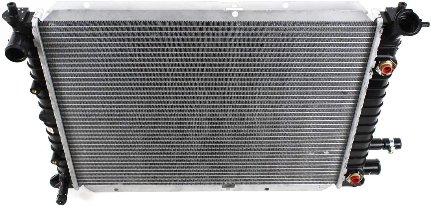 Garage-Pro Aluminum Radiator For Ford Escort 1998-2003, Direct Fit 2.0L, Transmission Cooler
