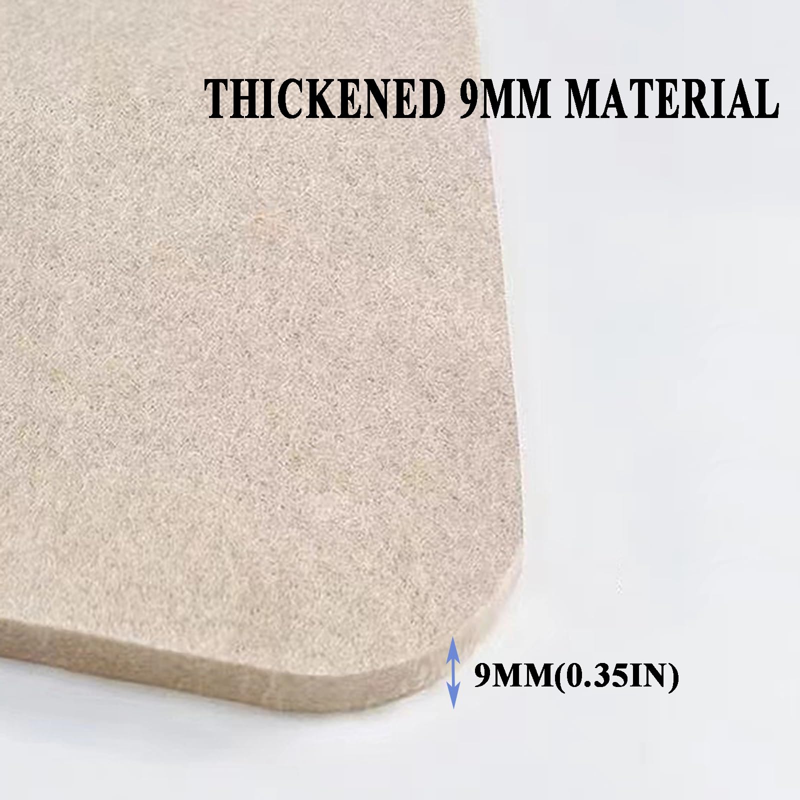 Duża tablica ogłoszeniowa z filcu i łukowatego filcu 9 mm grube filcowe płytki ścienne składane płyty korkowe z klejem dekoracyjne biuro Dor(rozmiar: 120 x 200 cm, kolor: czerwony)