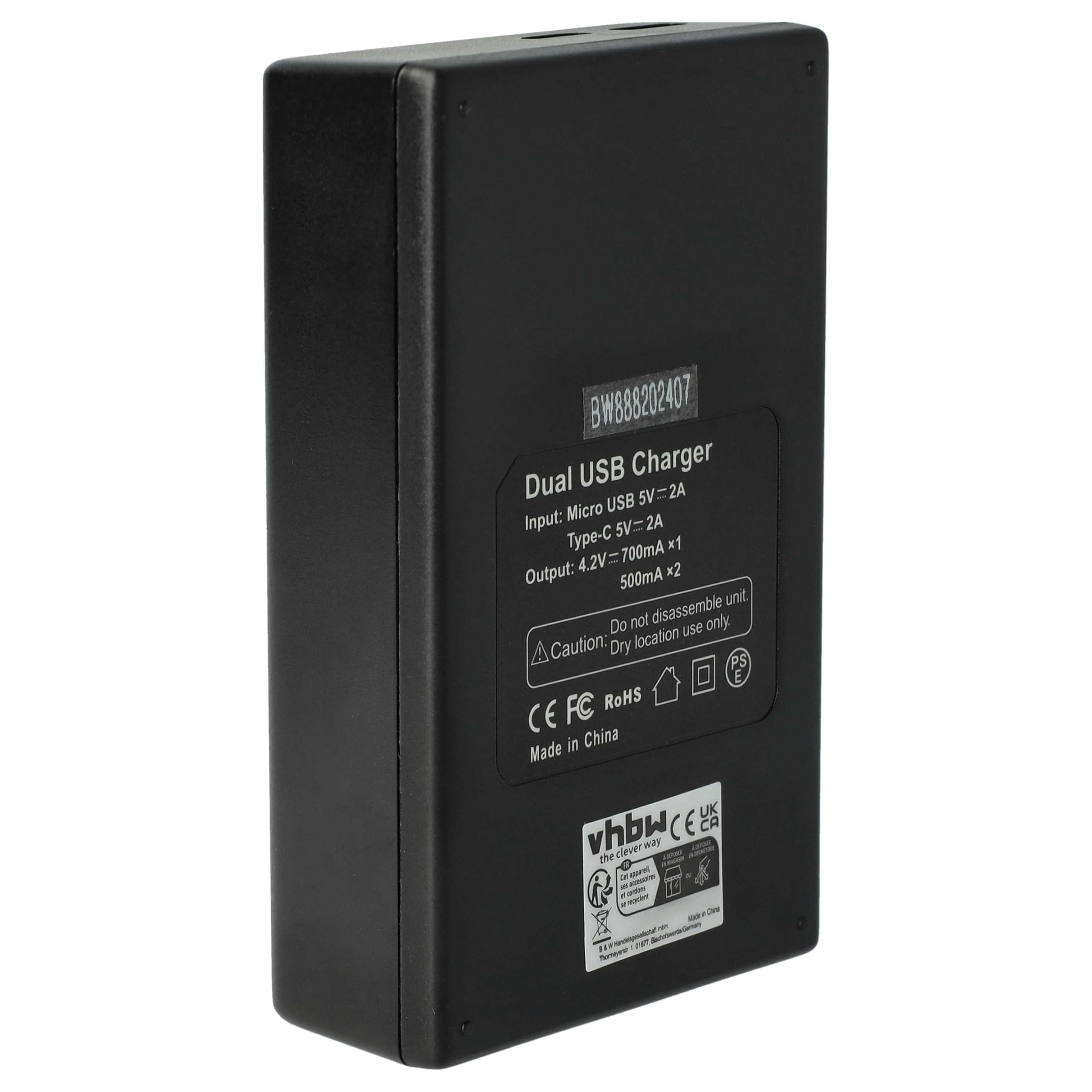 vhbw passend für Olympus mju 750, 760, 770sw, 780, 840, 740, 820, 830