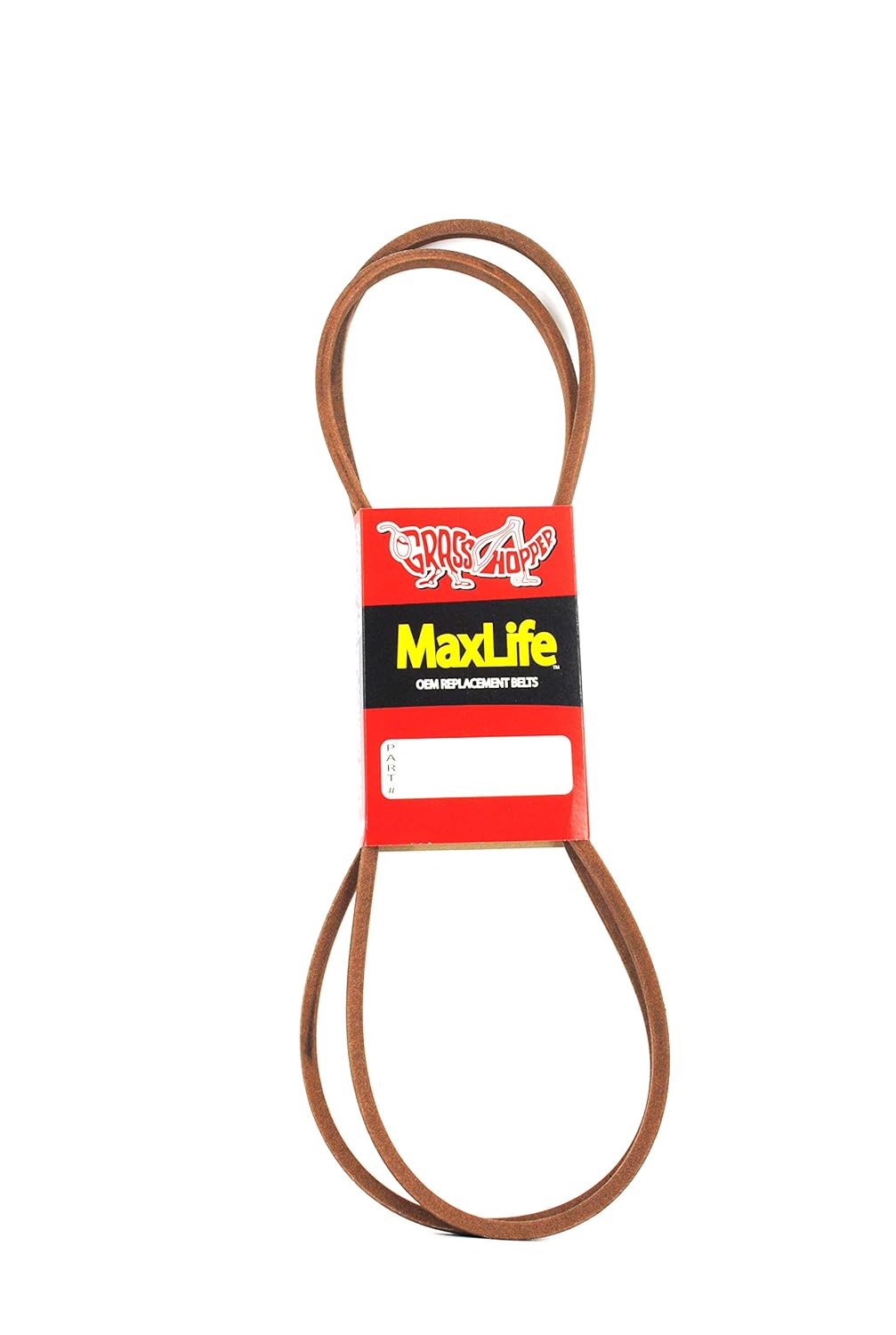 Grasshopper Lawn Mower MaxLife Belt, Designed to Specific Material, Dimensions, Shape, Construction and Pliability Standards That Ensure Superior Performance and Long Life, OEM Replacement Part 382079
